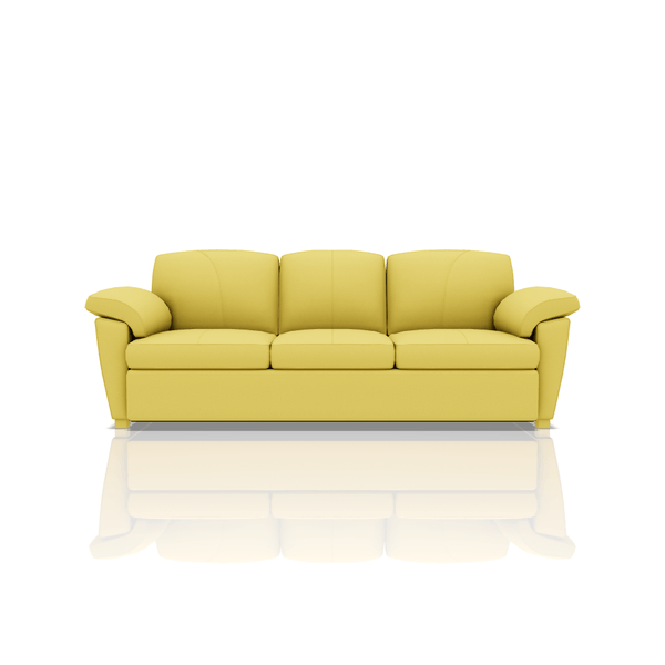 SOFA TREVOR TELA VELVET STAR 3C AMARILLO
