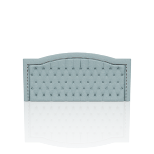 CABECERA PRINTELLA C.T TELA VELVET STAR KING CELESTE AGUA