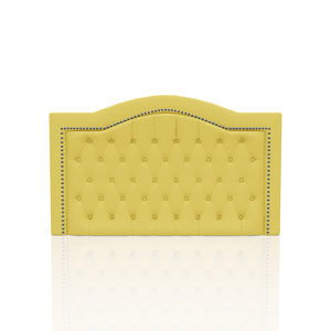 CABECERA PRINTELLA C.T TELA VELVET STAR QUEEN AMARILLO