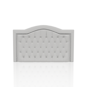 CABECERA PRINTELLA C.T TELA VELVET STAR QUEEN GRIS CLARO