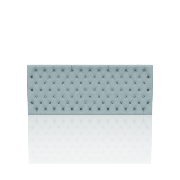CABECERA PICANTO TELA VELVET STAR KING CELESTE AGUA