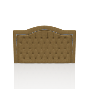 CABECERA PRINTELLA C.T TELA VELVET STAR QUEEN ORO