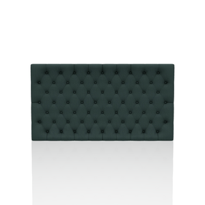 CABECERA PICANTO TELA VELVET STAR QUEEN VERDE BOTELLA