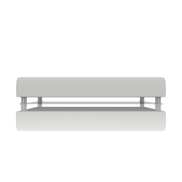 TARIMA BOX OMAR TELA VELVET STAR 1.50 PLZ GRIS CLARO