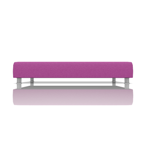 TARIMA BOX OMAR TELA VELVET STAR 1.50 PLZ MORADO