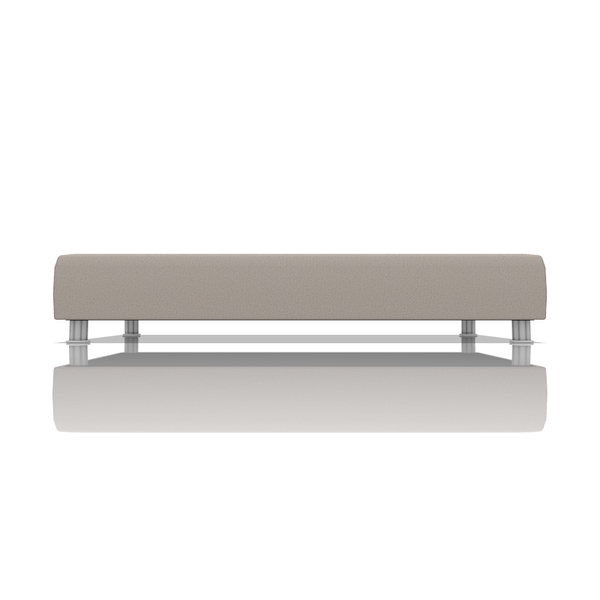 TARIMA BOX OMAR TELA VELVET STAR 1.50 PLZ TOPO