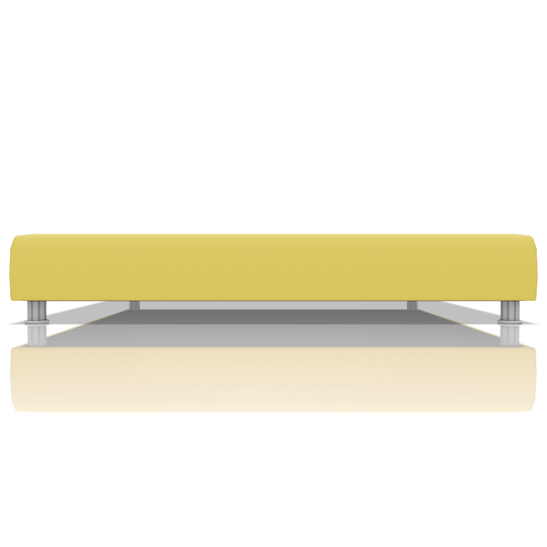 TARIMA BOX OMAR TELA VELVET STAR KING AMARILLO