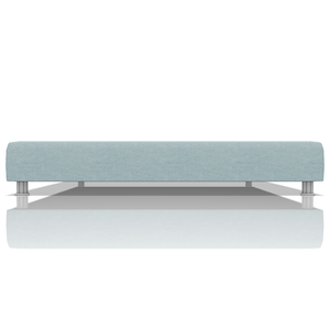 TARIMA BOX OMAR TELA VELVET STAR KING CELESTE AGUA