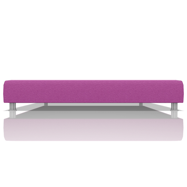 TARIMA BOX OMAR TELA VELVET STAR KING MORADO