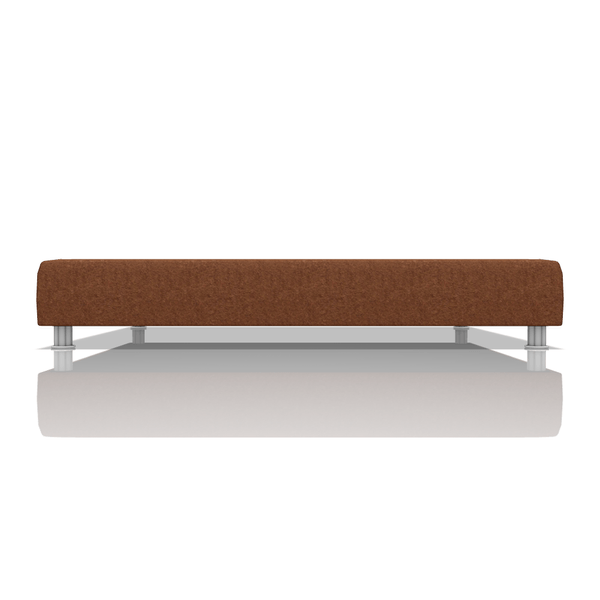 TARIMA BOX OMAR TELA VELVET STAR QUEEN MARRON CLARO