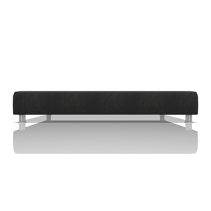 TARIMA BOX OMAR TELA VELVET STAR QUEEN NEGRO