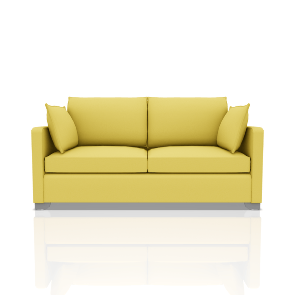SOFA ALEX TELA VELVET STAR 3C AMARILLO