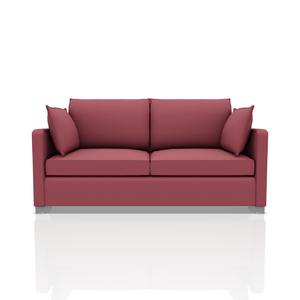 SOFA ALEX TELA VELVET STAR 3C PALO ROSA OSCURO