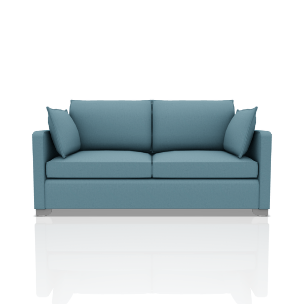 SOFA ALEX TELA VELVET STAR 3C TURQUESA OSCURO