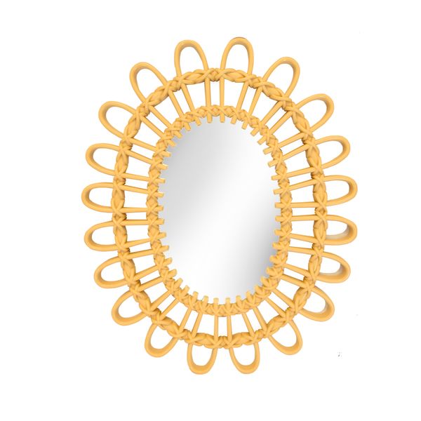 ESPEJO OVALADO 50X40.5 CM C/DORADO (531-72479)