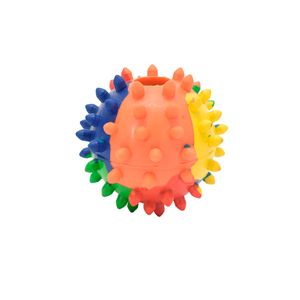 JUGUETE P/PERRO PELOTA PUAS MEDIANO MULTICOLOR (CAUCH-02)