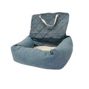 RUFFO ASIENTO MASCOTA P/ AUTO AZUL ACERO