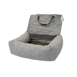 RUFFO ASIENTO MASCOTA P/ AUTO GRIS PLATA