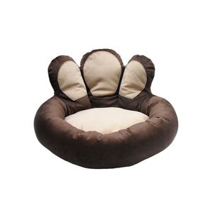 CAMA MASCOTA HUELLITA CHICO CHOCOLATE C/TOPO (PT)