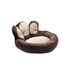 CAMA MASCOTA HUELLITA CHICO CHOCOLATE C/TOPO (PT)