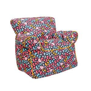 PUFF INFANTIL FASHION CORAZONES/LAZOS PASTEL MULTICOLOR