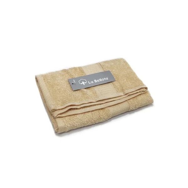 LA BELLOTA TOALLA MANO BELEN 410GR 40X60 CM BEIGE