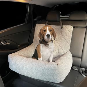 RUFFO ASIENTO MASCOTA P/ AUTO GRIS PLATA