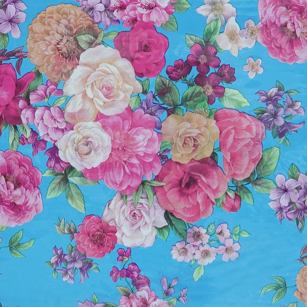 CUBREMESA PLAIN PVC CARMEN CELESTE