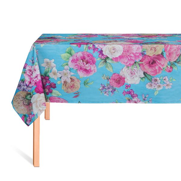 CUBREMESA PLAIN PVC CARMEN CELESTE