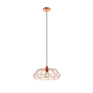 EGLO LAMPARA COLGANTE CARLTON2 1X60W COBRE