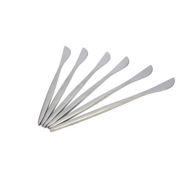 SET CUBIERTOS 6PZS CUCHILLO 22X2 CM PLATEADO (HME29-0016S-K)