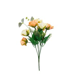 FLOR ARTIFICIAL PICK PEONIA 30X15 CM ROSADO/BLANCO (ZY249-NAR)