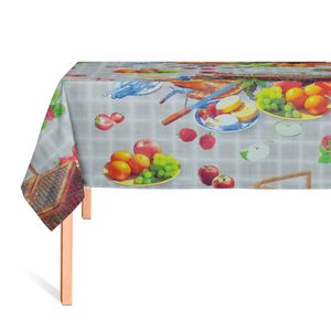 CUBREMESA PLAIN PVC PICNIC GRIS
