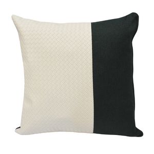 FUNDA COJIN TRENZE 45 X 45 CM BLANCO (PT)