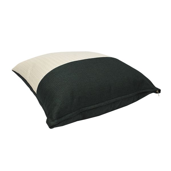 FUNDA COJIN TRENZE 45 X 45 CM BLANCO (PT)