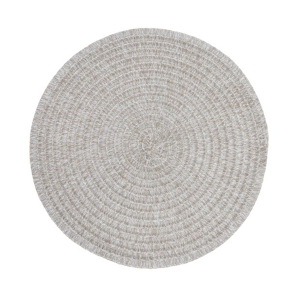 Individual X 6Pzs Redondo Tela 38 Cm Crema (Stp002-Jpe)