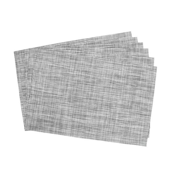 Individual X 6Pzs Jaspeado 30X45 Cm Gris Claro (St220133)