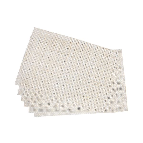 Individual X 6Pzs Jaspeado 30X45 Cm Crema (St440215)