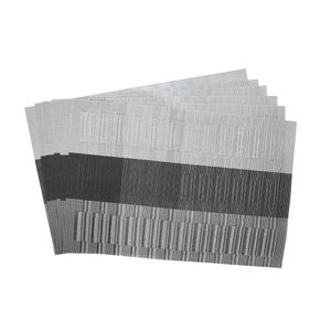 Individual X 6Pzs Lineal 30X45 Cm Gris (St000113-2)