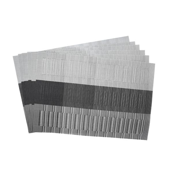 Individual X 6Pzs Lineal 30X45 Cm Gris (St000113-2)