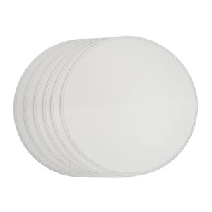 Individual X 6Pzs Circular 38 Cm Gris (Stpg002-Y)