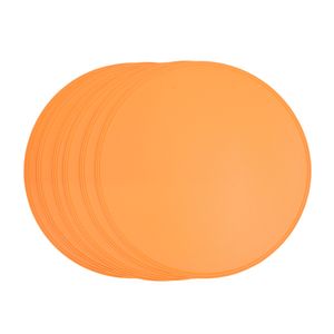 Individual X 6Pzs Circular 38 Cm Naranja (Stpg005-Y)