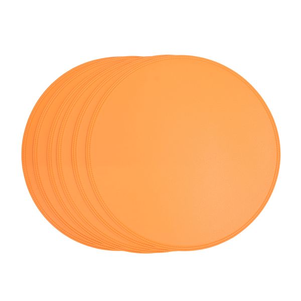 Individual X 6Pzs Circular 38 Cm Naranja (Stpg005-Y)
