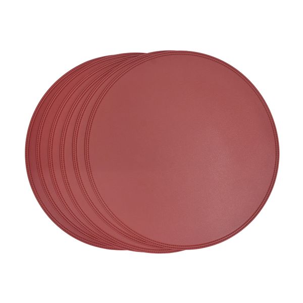 Individual X 6Pzs Circular 38 Cm Vino (Stpg001-Y)