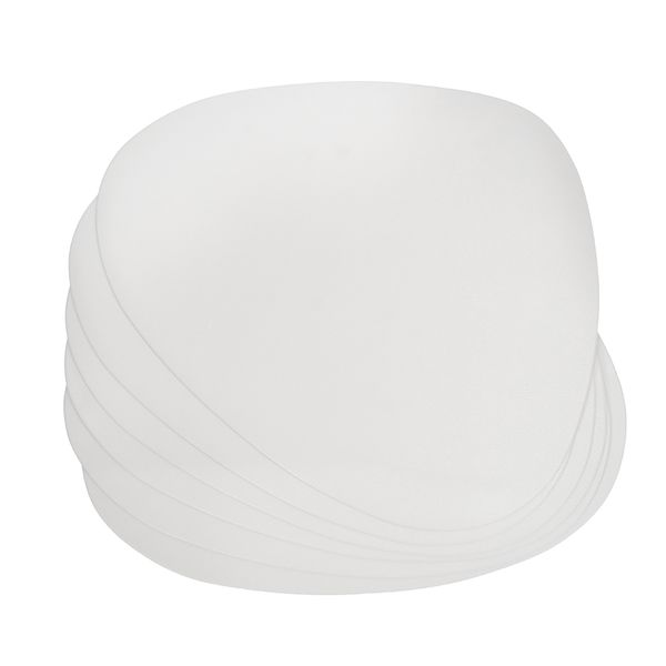 Individual X 6Pzs Ovalado 36.5X45 Cm Gris (Stpg002-Sd)