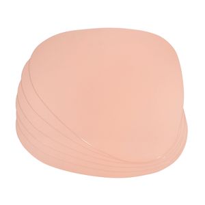 Individual X 6Pzs Ovalado 36.5X45 Cm Rosado (Stpg006-Sd)