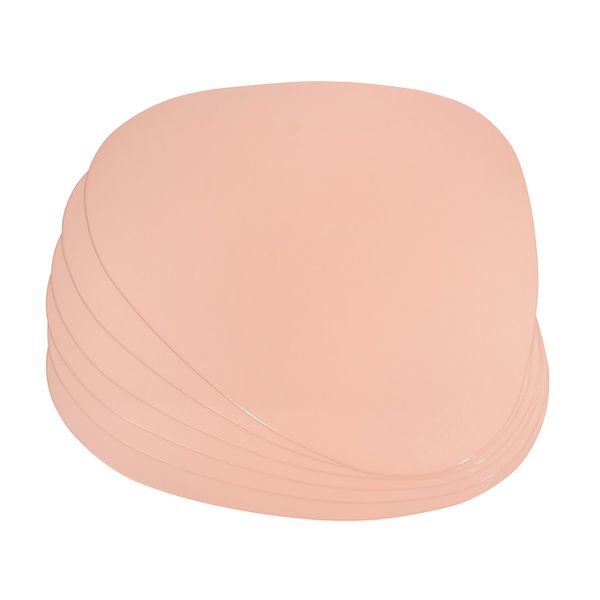 Individual X 6Pzs Ovalado 36.5X45 Cm Rosado (Stpg006-Sd)