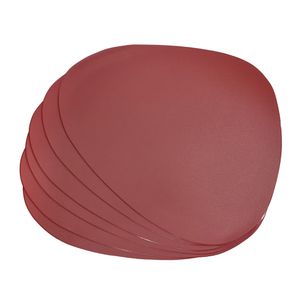 Individual X 6Pzs Ovalado 36.5X45 Cm Vino (Stpg001-Sd)