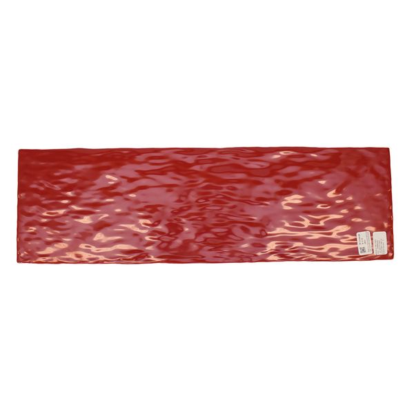 BANDEJA MELAMINA RECTANGULAR 16.50X53 CM ROJO (HME127-073)