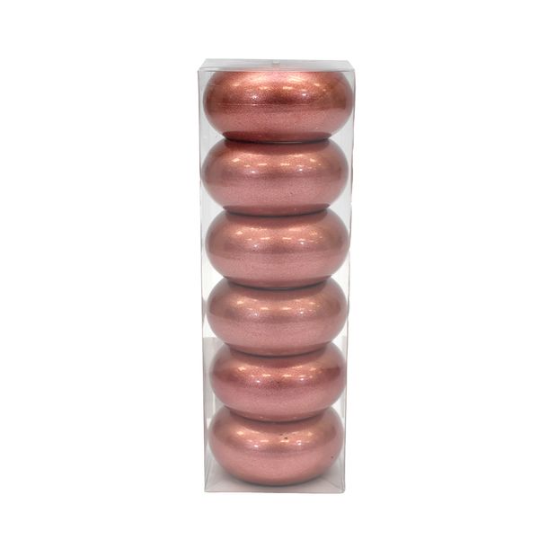 AROS DE SERVILLETA 6 PZS CIRCULAR ROSADO GOLD (PLA2-0026LRG)